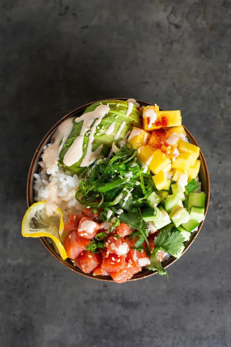 Lachs Poké Bowl